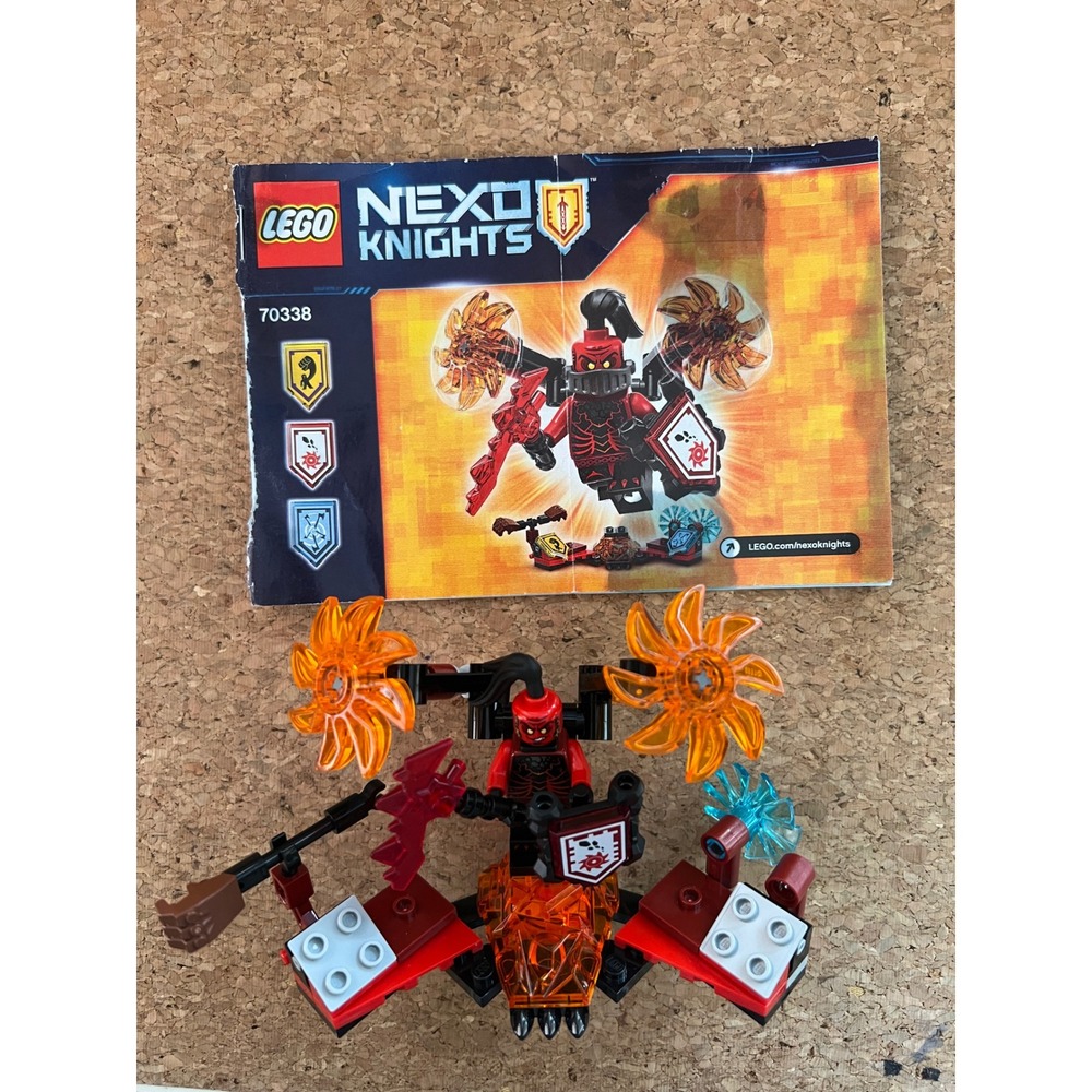 LEGO Nexo‎ Knights 70338 Ultimate Flama Minifigure Set Red Good Condition
